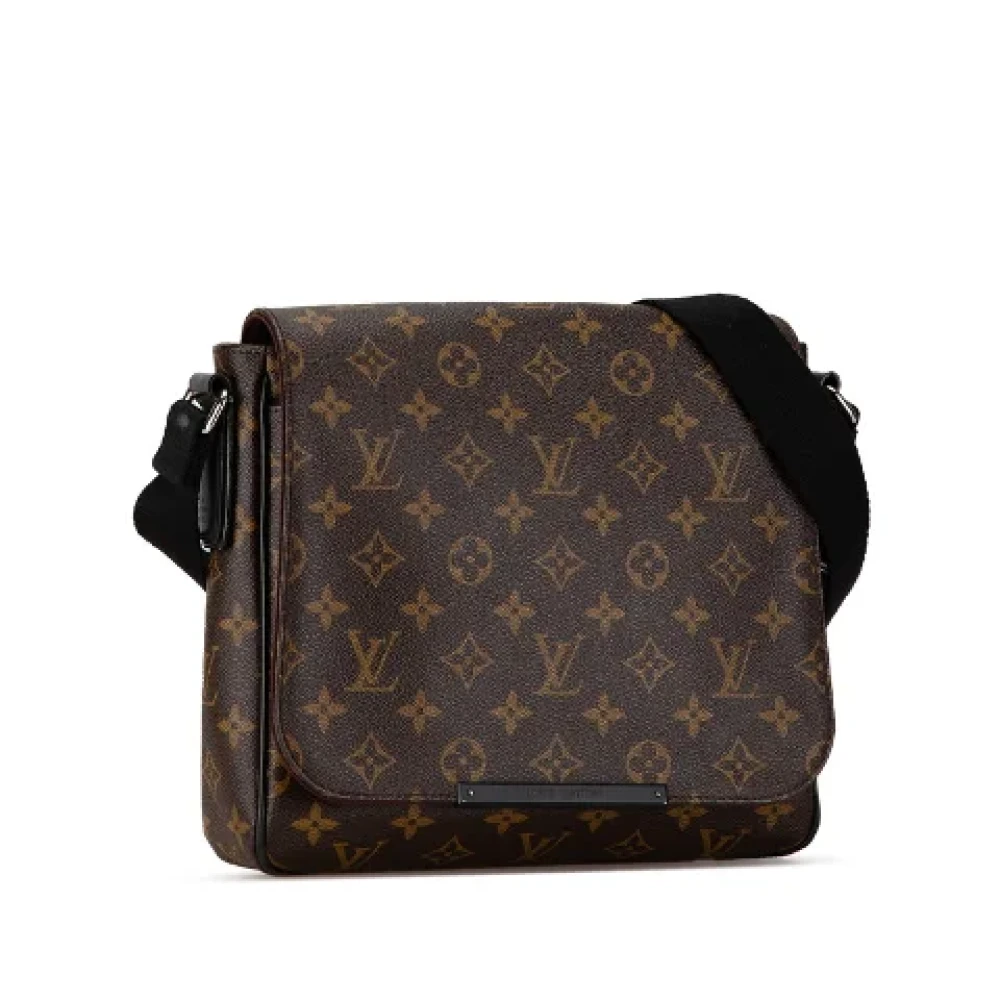 Louis Vuitton Vintage Pre-owned Canvas shoulder-bags Brown Dames