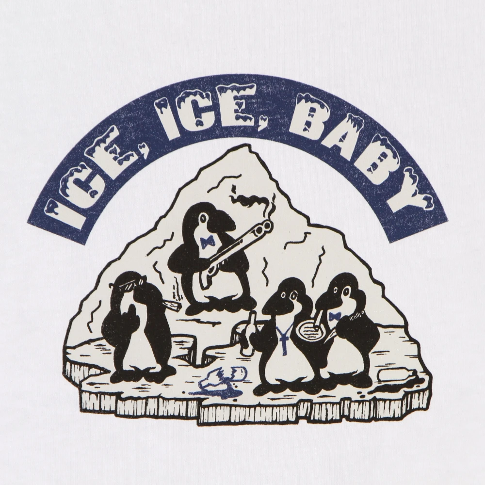 Propaganda Ice Baby Tee Wit T-shirt White Heren