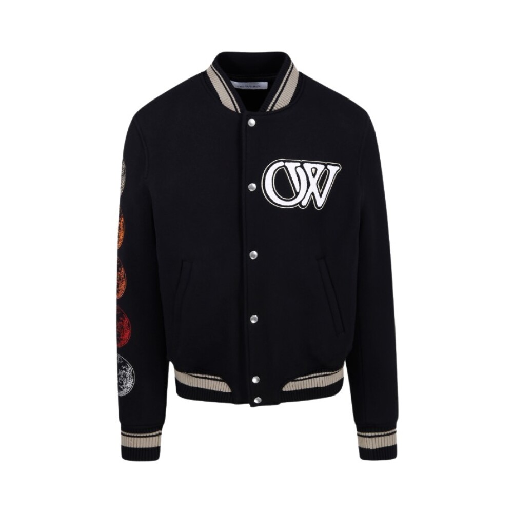 Off-White オフホワイト ロゴ ジャケット | ブラック | FARFETCH JP