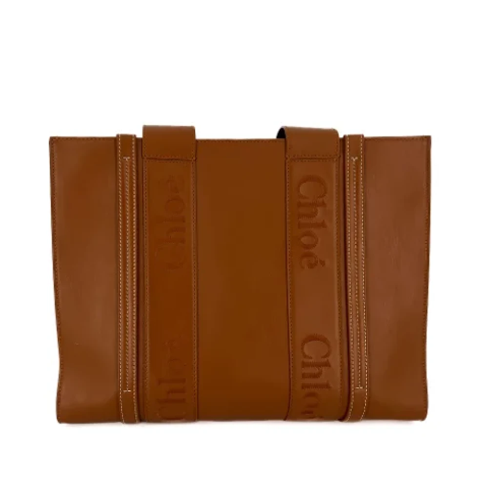 Chloé Pre-owned Leather handbags Brown Dames