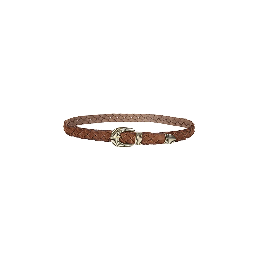 Eleventy Gevlochten Suède Riem Brown Dames