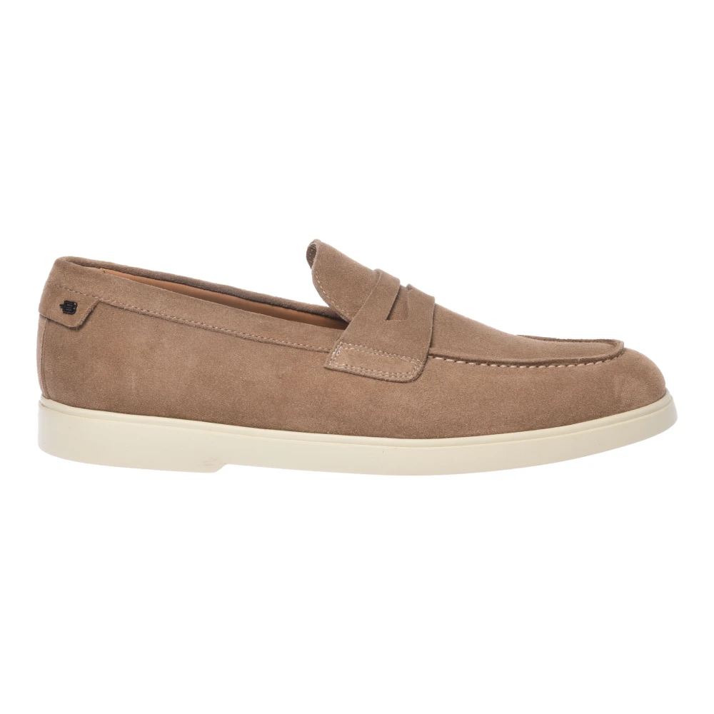 Baldinini Men's Beige Suede Loafer - Loafers - 7 Uk - Shoes