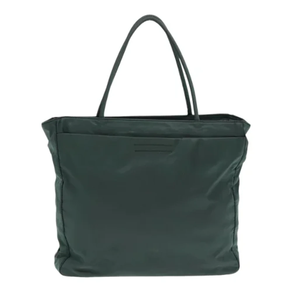 Prada Vintage Pre-owned Fabric totes Green Dames