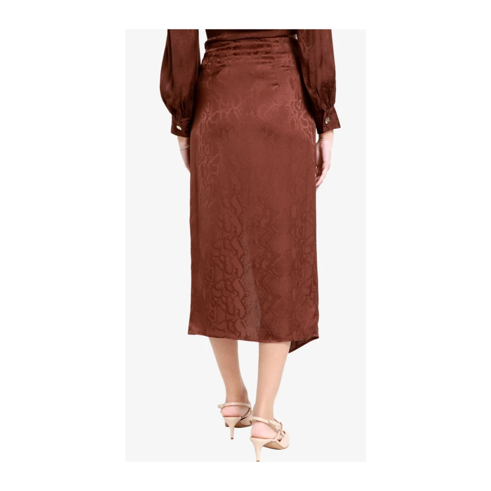 Simona Corsellini Maxi Skirts Brown Dames