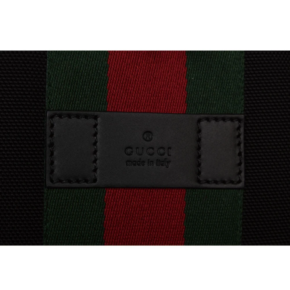 Gucci Zwarte Heren Rugzak Technocanvas Rits Mod. 630918 Kwtjn 8251 Black Unisex