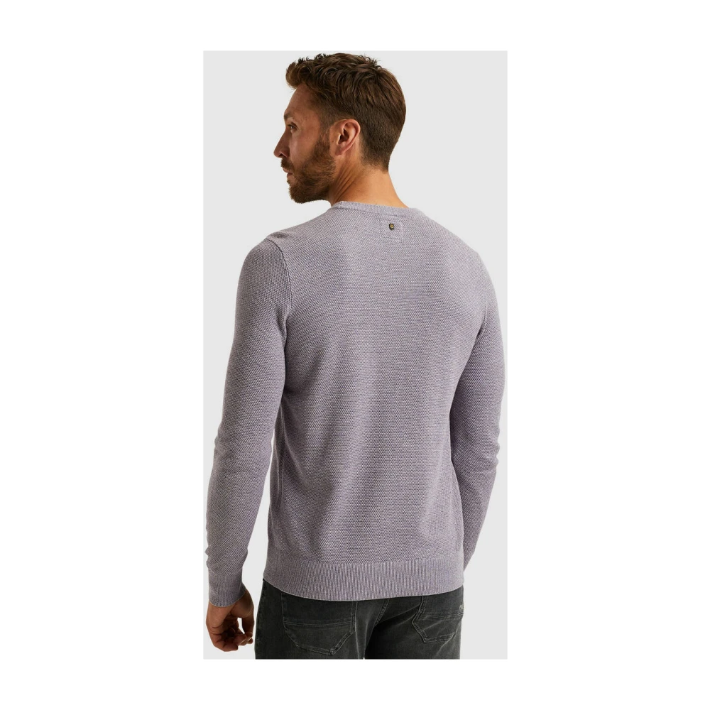 PME Legend Casual Cotton Modal Pullover Purple Heren