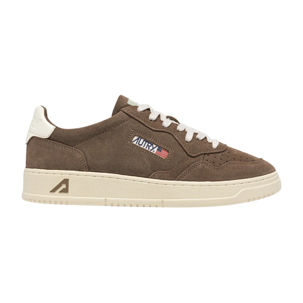 Autry Men's Brown Medalist Low - Sneakers - 10 Uk - Shoes
