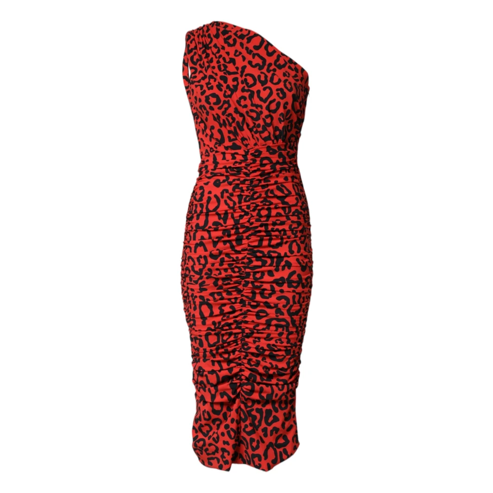 Dolce & Gabbana Women's Red Midi Dresses, 2XS, Midi Sheath Dress