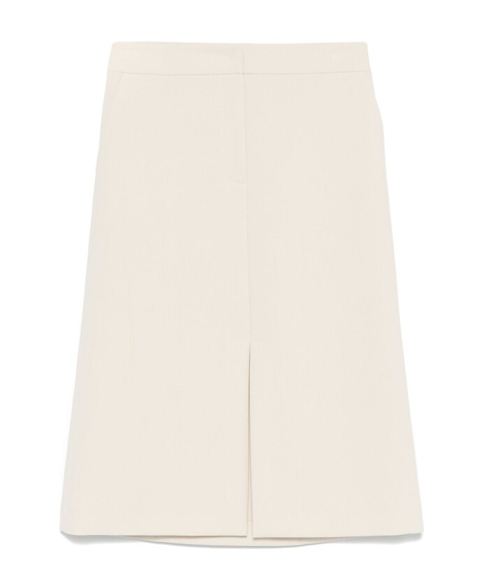 jupe-beige-avec-fente-avant