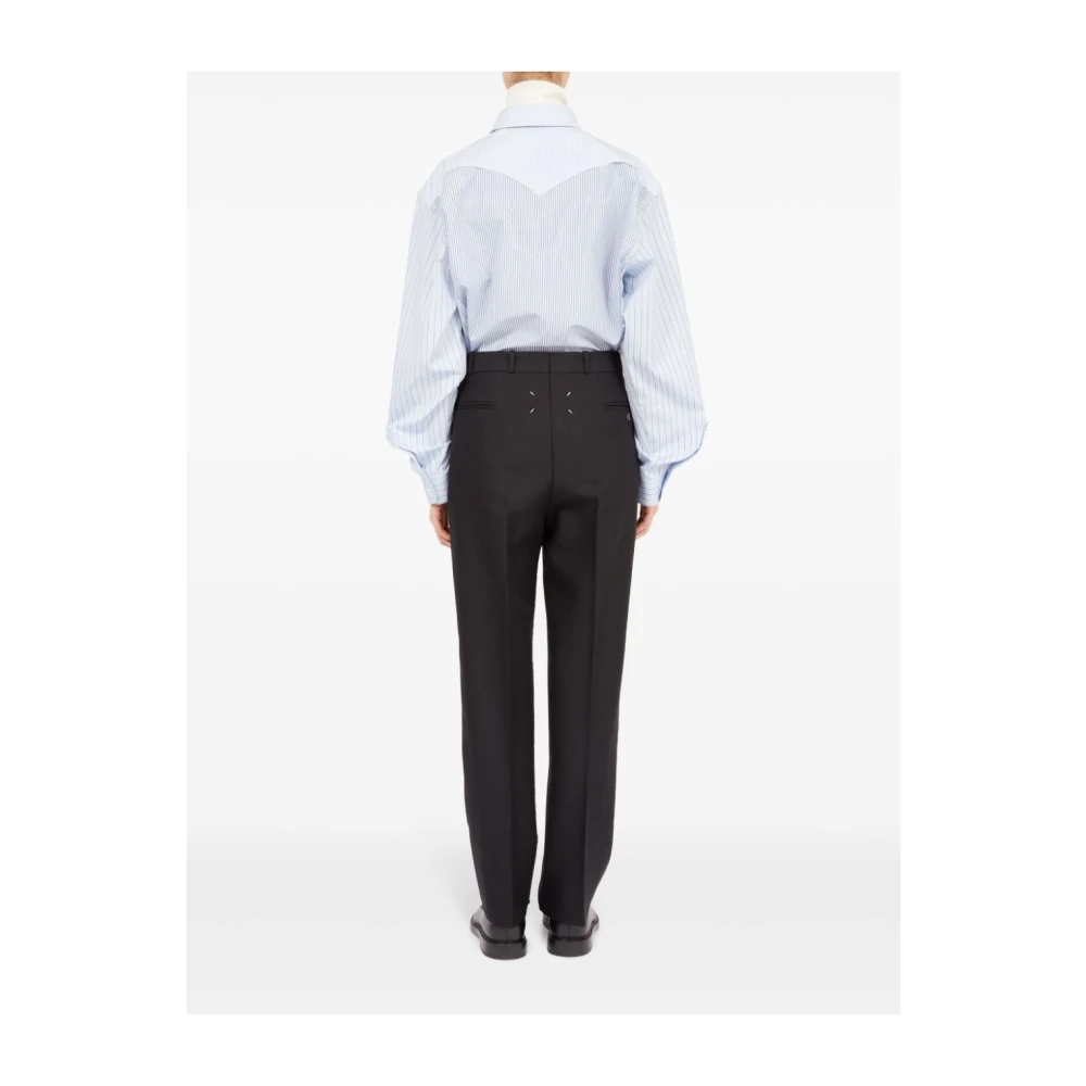 Maison Margiela Zwarte Broek Black Dames