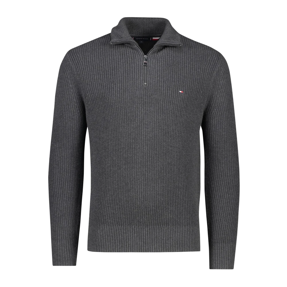 Tommy Hilfiger Grijze trui met stijlvol ontwerp Gray Heren