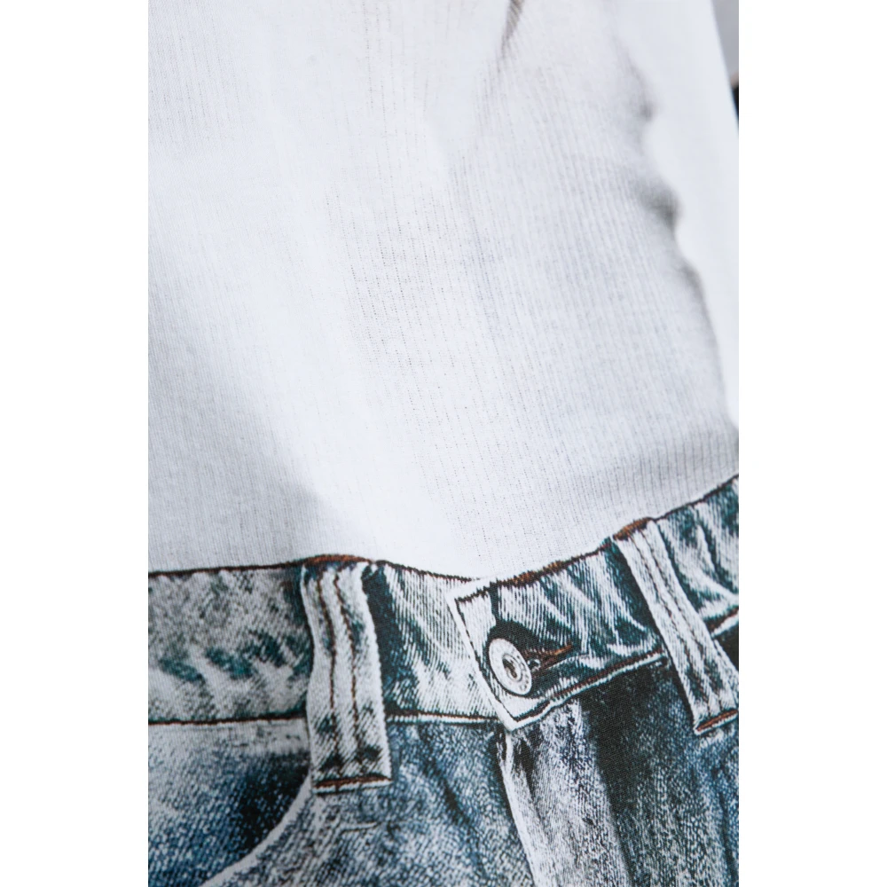 Y Project Bedrukt T-shirt White Heren