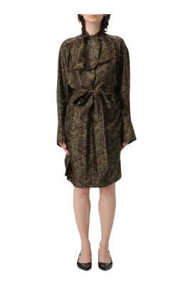 Elegant Paisley Silke Miniklänning