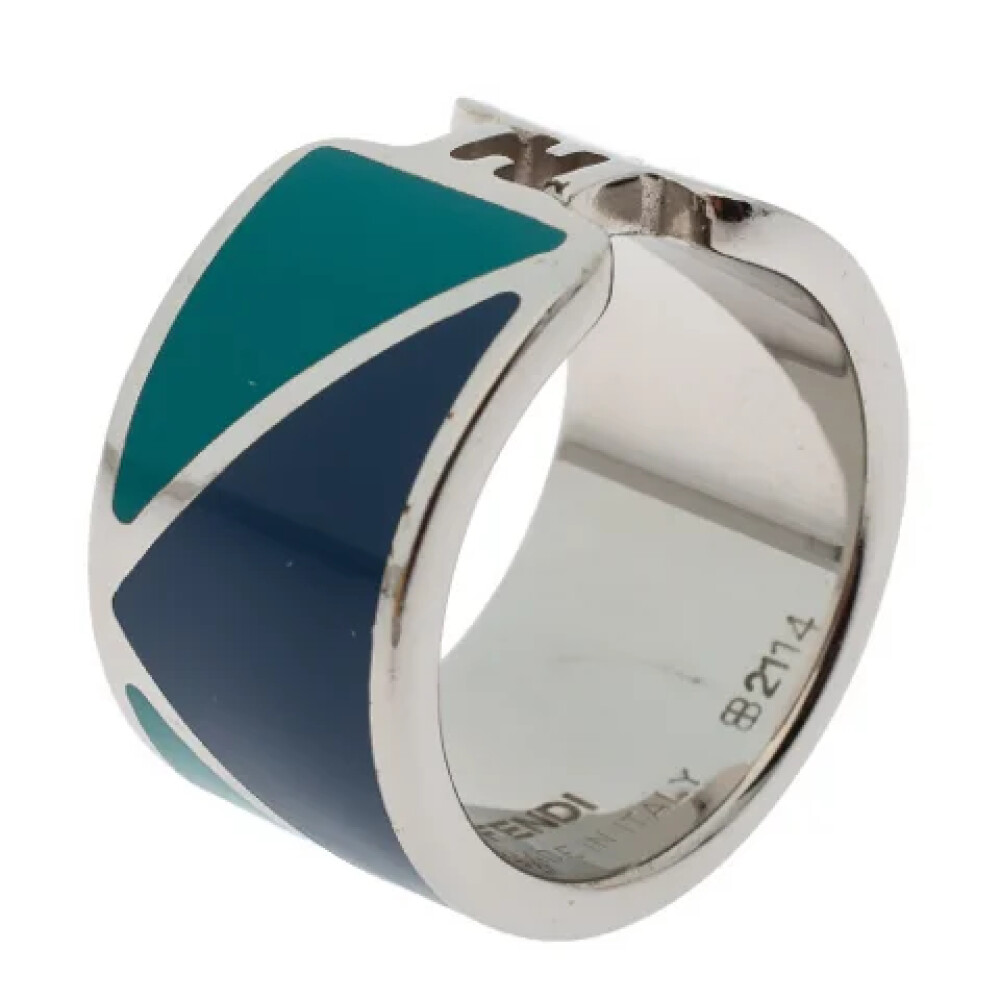 Bague fendi homme fashion argent