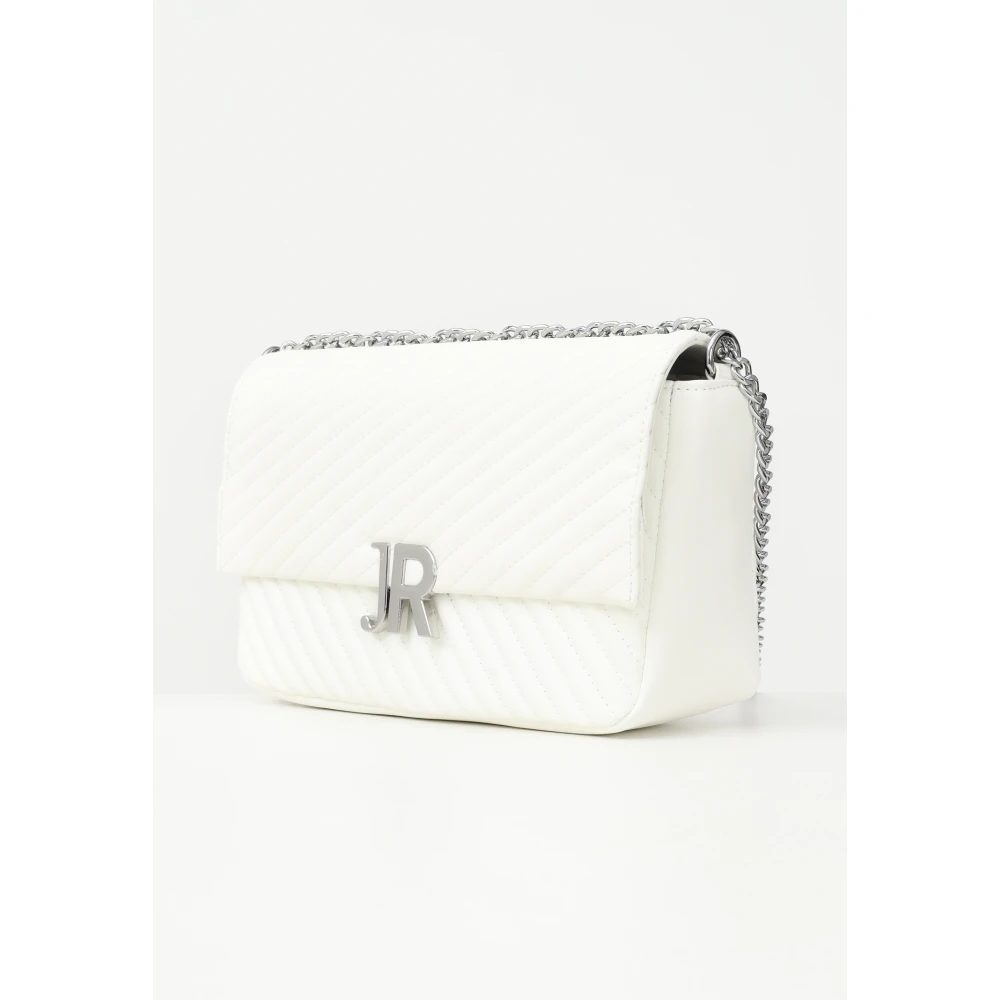 Richmond Witte Schoudertas Elegant Diagonaal Quilt White Dames