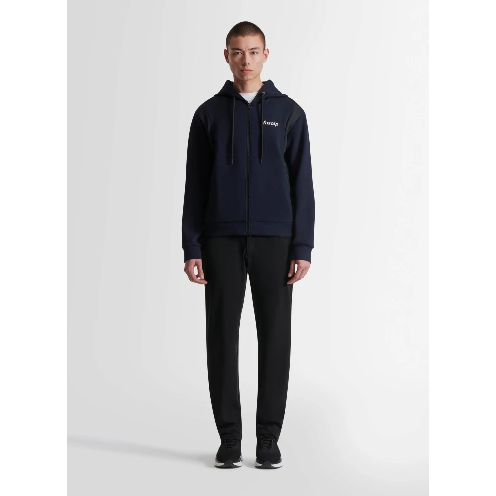 Fusalp Rick Hooded Sweatshirt Blue Heren