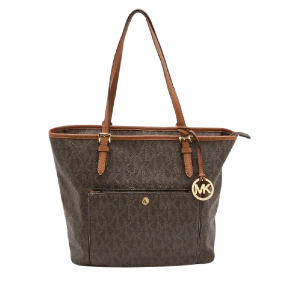 Michael Kors Pre-owned Leather totes Brown Dames