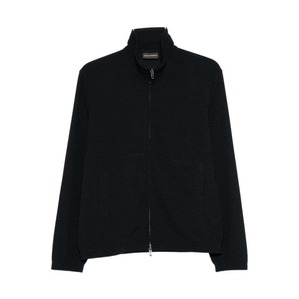 Emporio Armani Hombre Negro Sudaderas, Talla: 2XL