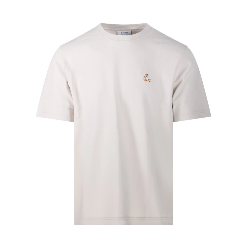 Maison Kitsuné Uomo Beige Top, Xl, New,