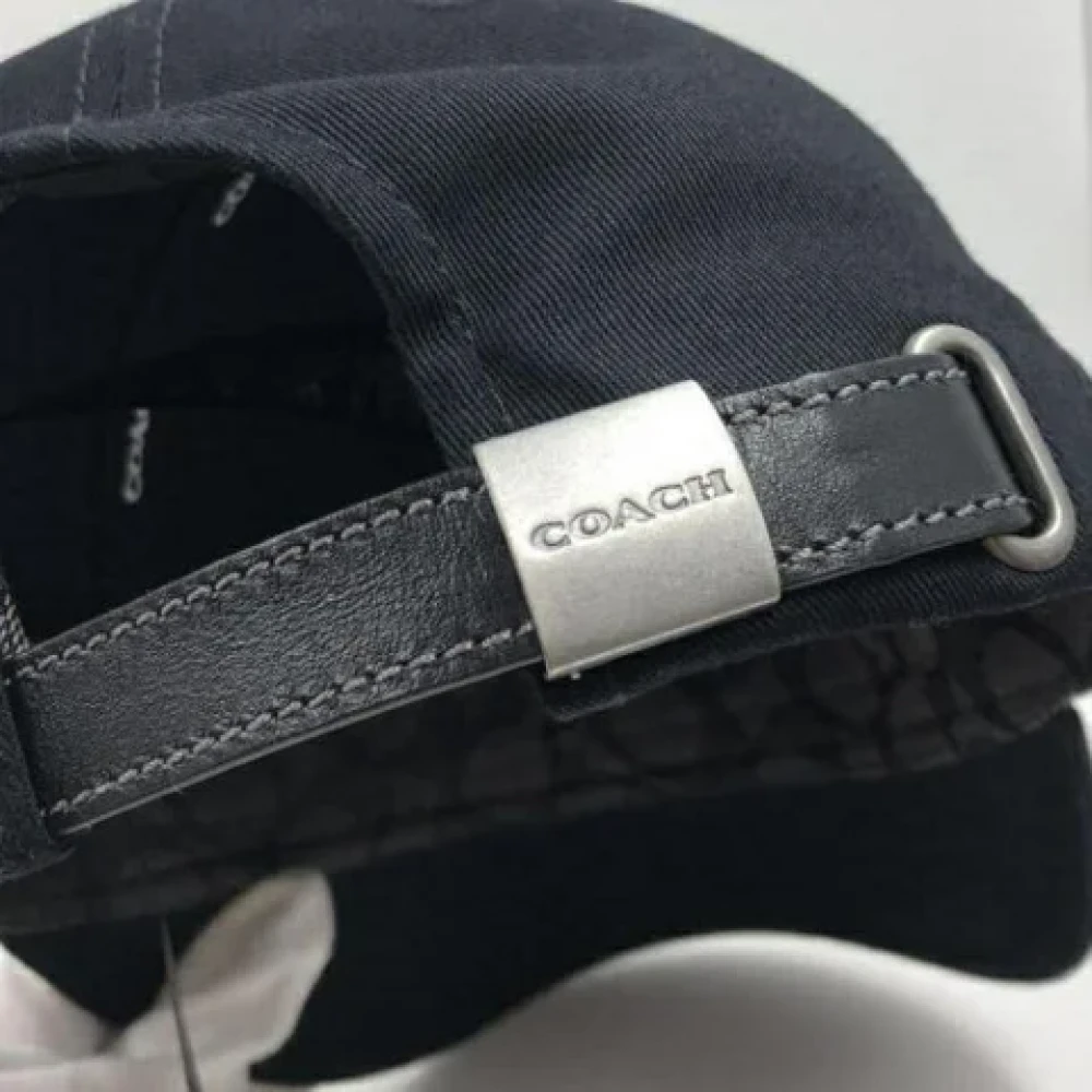 Coach Pre-owned Fabric hats Blue Heren