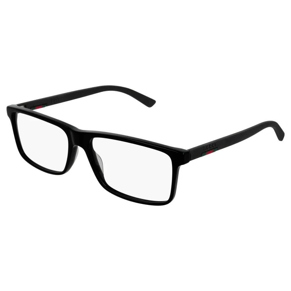 Gucci Men's Black Rectangle Sunglasses - Glasses - 58 Mm - Accessories