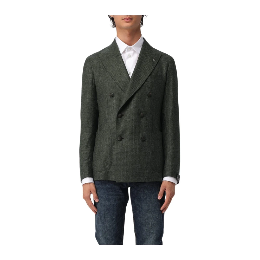 Tagliatore Men's Green Montecarlo Doppiopetto Jacket - Blazers - Xl - Jackets