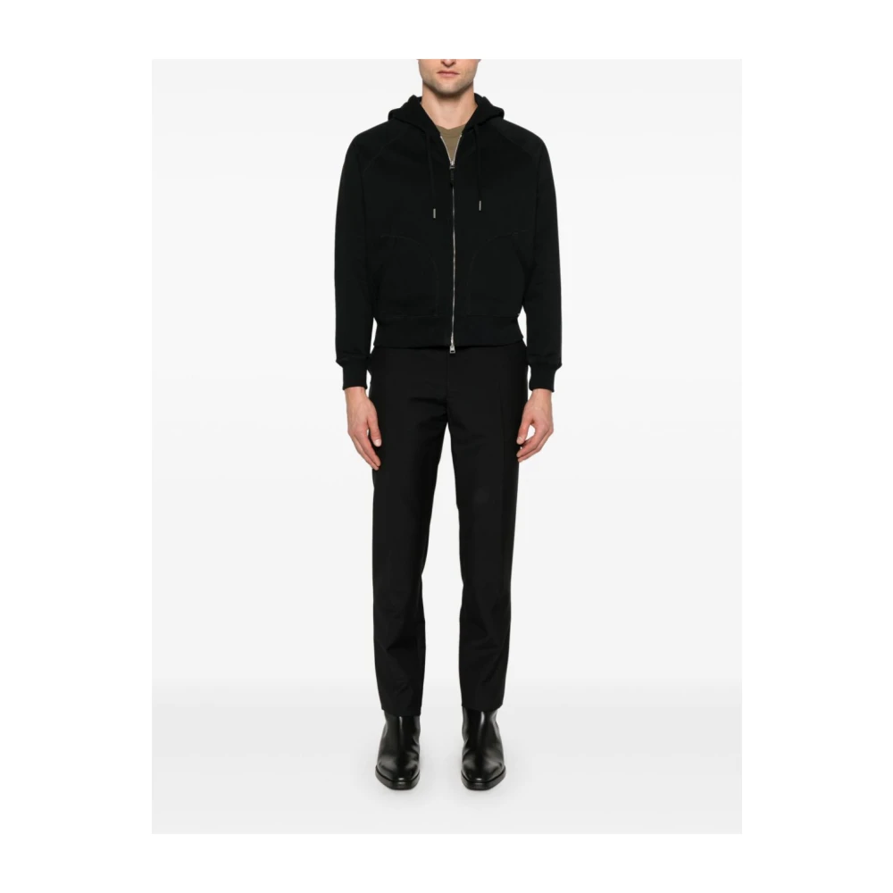 Tom Ford Zwarte hoodie met zakken Black Heren