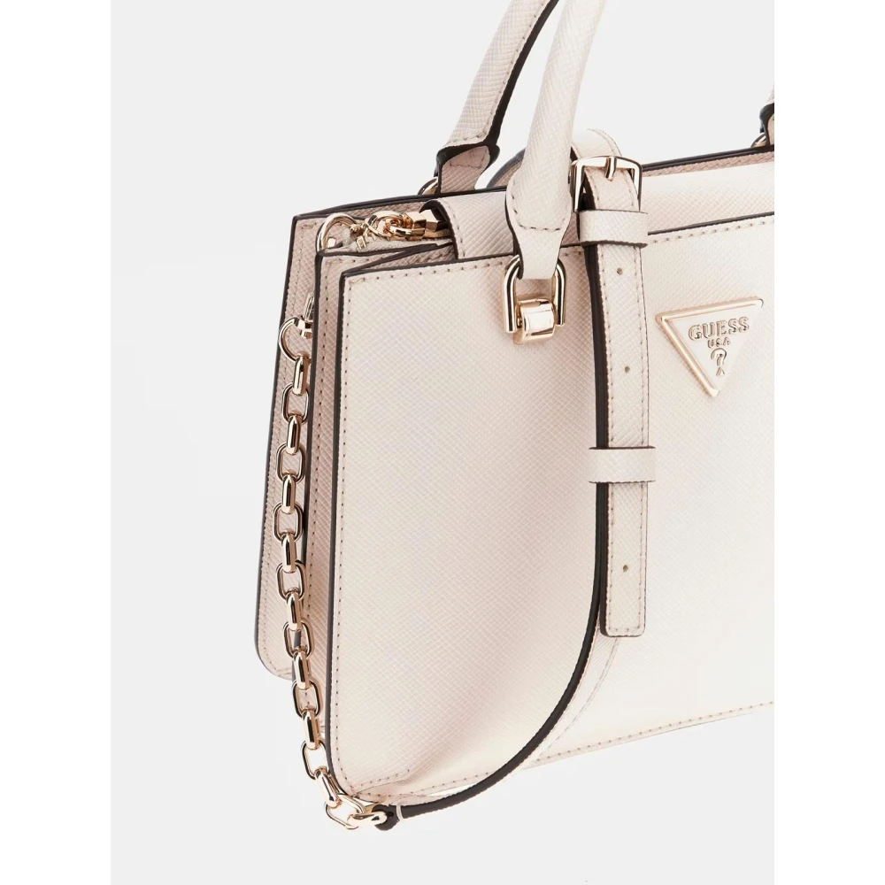 Guess Stijlvolle Crossbody Handtas Beige Dames