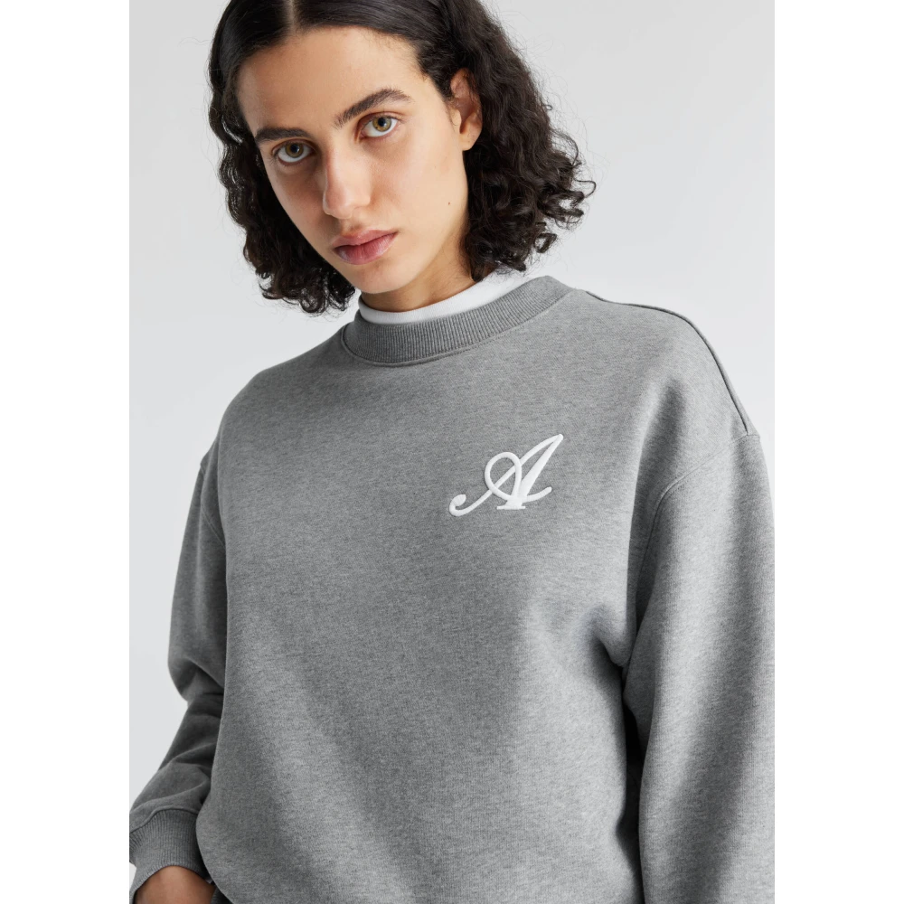 Axel Arigato Strand Sweatshirt Gray Dames