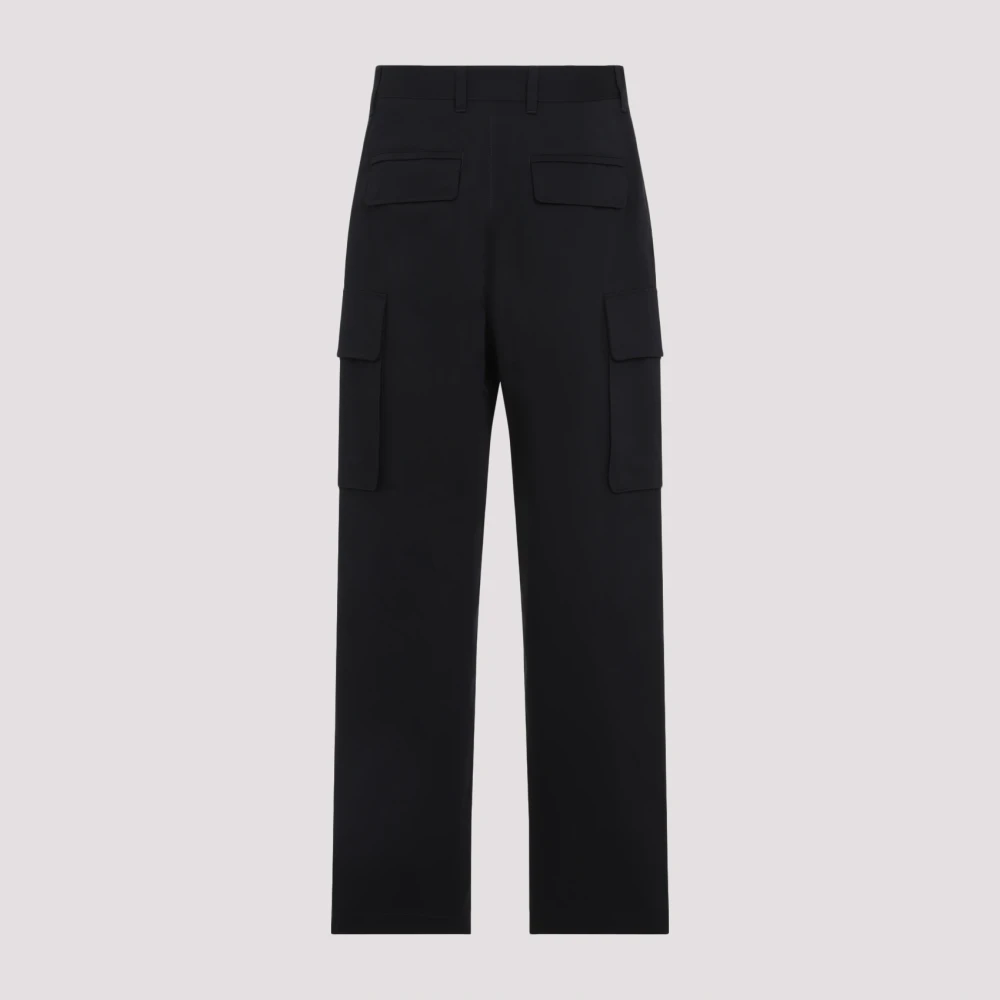 Givenchy Zwarte Katoenen Broek Black Heren