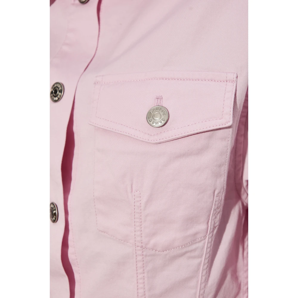 Samsøe Salix denim overhemd Pink Dames