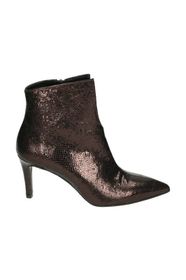 Western Boot Brons Läder Gummisula
