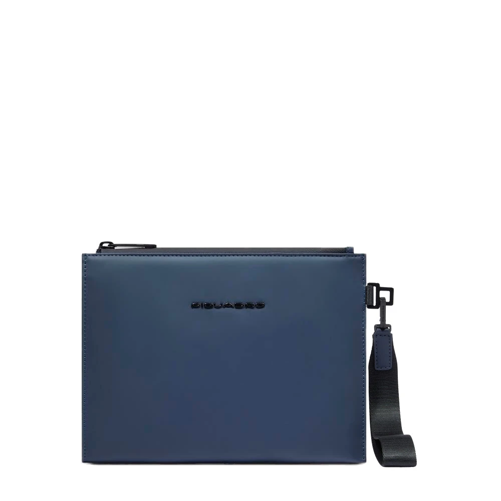 Piquadro Mannelijk Blauw Tassen, Heren, One Size, Polyester, Corner 2.0 Pochette