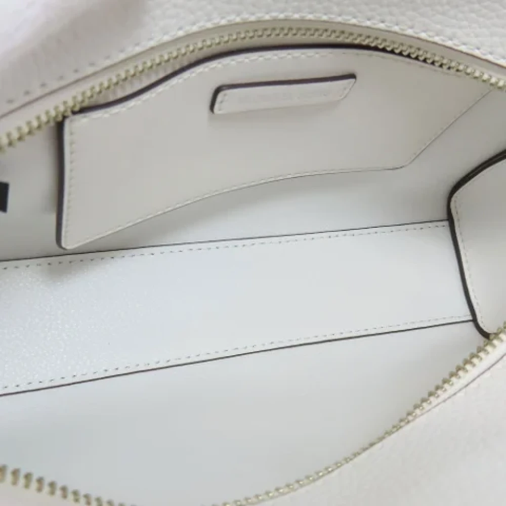 Michael Kors Pre-owned Leather shoulder-bags White Dames