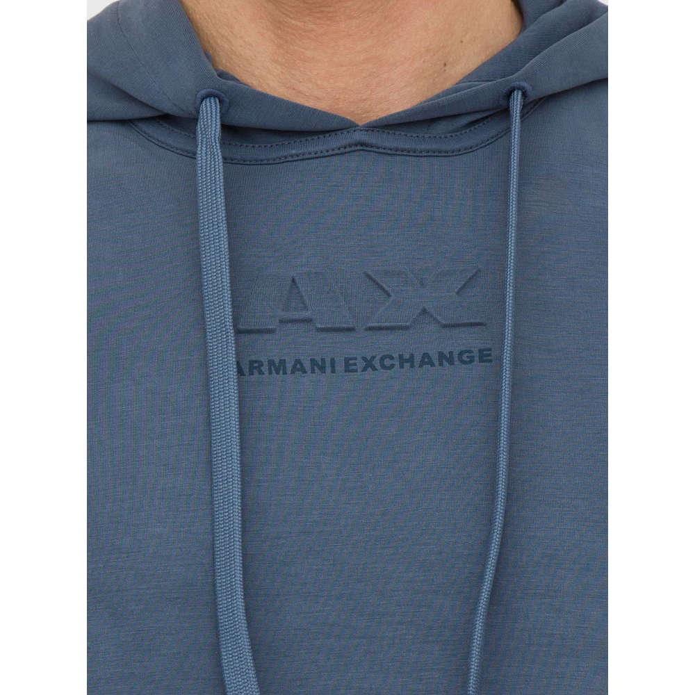 Armani Exchange Blauwe Sweatshirt Blue Heren