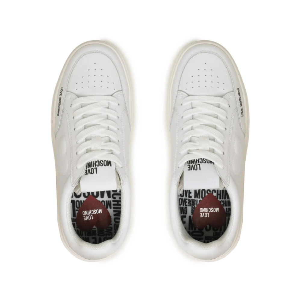 Love Moschino Stoere Sneakers Array Groot White Dames