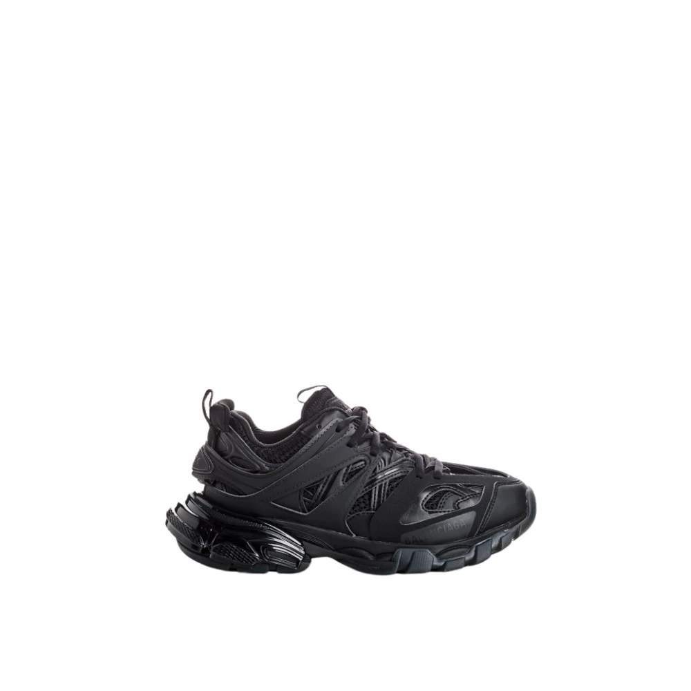 Balenciaga Iconische Track Clear Sole Sneakers Black Dames