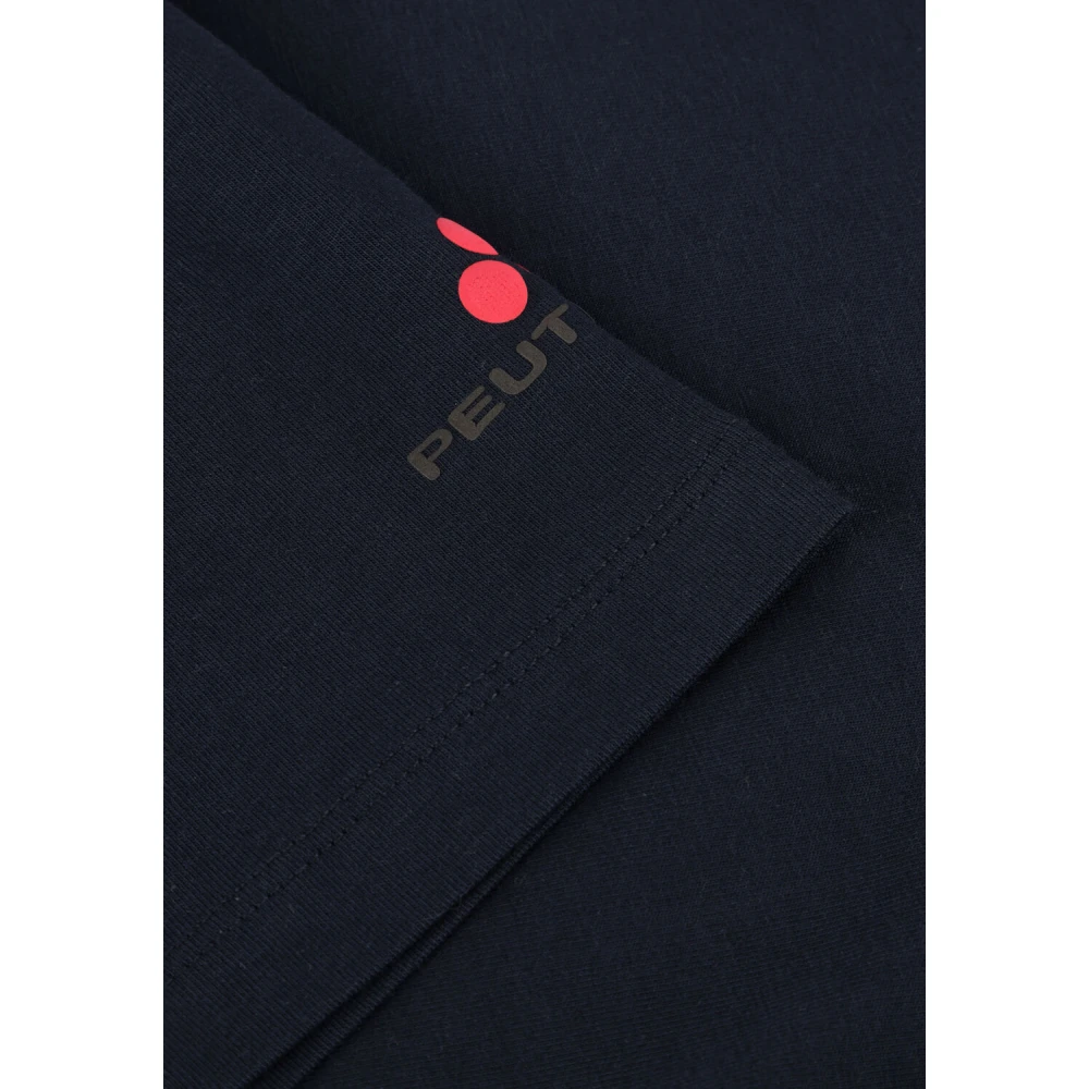 Peuterey Blauw Heren T-shirt Sorbus N 02 Black Heren