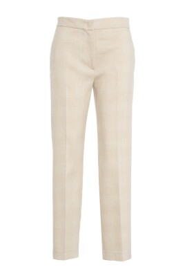 beige-glencheck-chinos-with-ironed-pleats