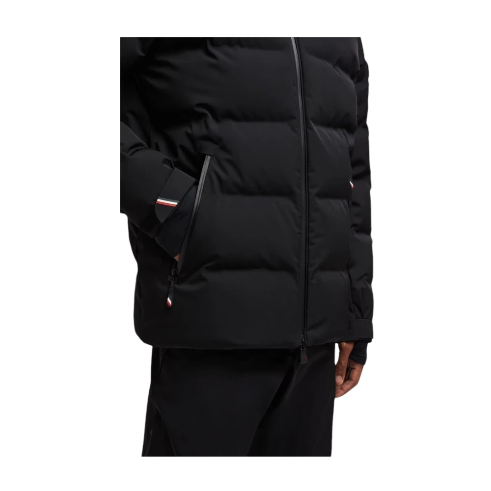Moncler Ski-jas met capuchon Black Heren