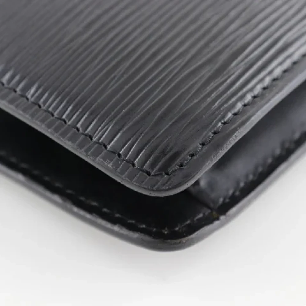 Louis Vuitton Vintage Pre-owned Leather clutches Black Dames