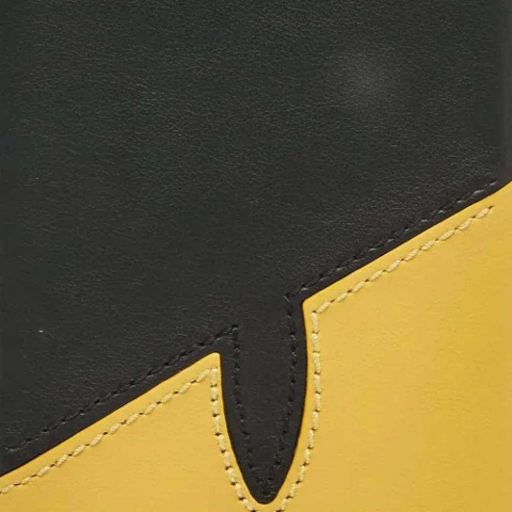 Fendi Vintage Pre-owned Leather home-office Black Dames