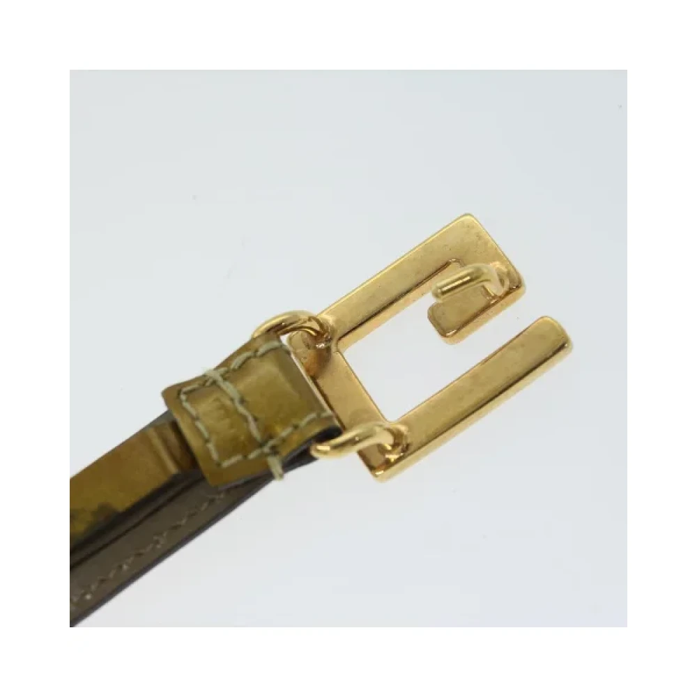 Gucci Vintage Pre-owned Leather belts Beige Dames