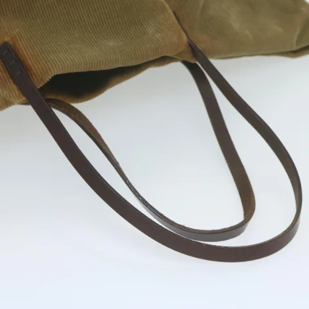 Fendi Vintage Pre-owned Corduroy fendi-bags Brown Dames