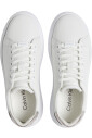 white-sneakers-with-metallic-tongue