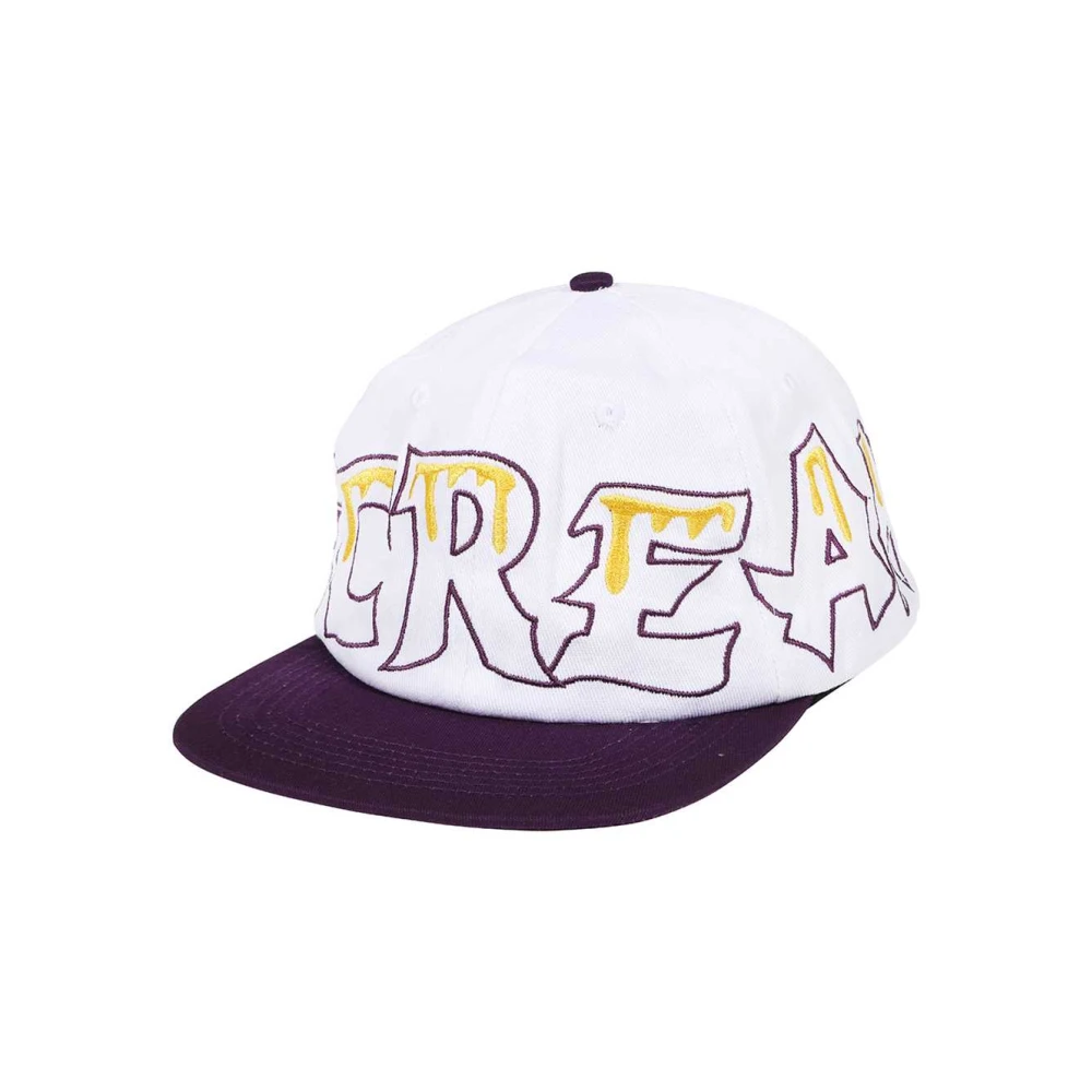 Icecream Baseballpet met platte klep White Heren