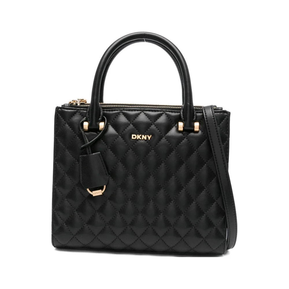 Dkny Women's Black Trina Md Satchel - Shopping Bags - One Size - Bags