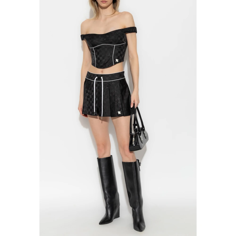 Misbhv Monogram top Black Dames