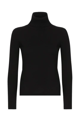 Mysig Stickad Turtleneck Sweater