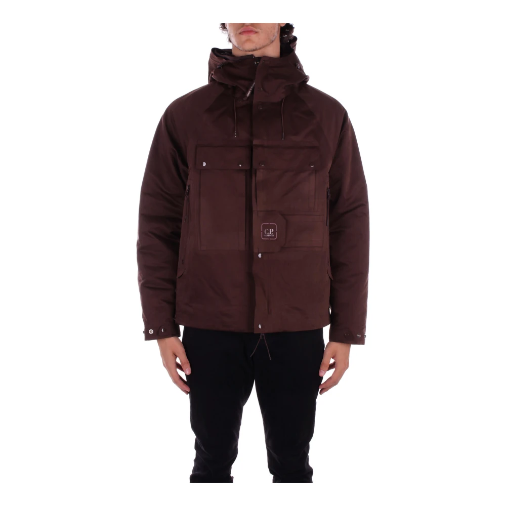 C.P. Company Rode Metropolis Hoodie Jas Red Heren